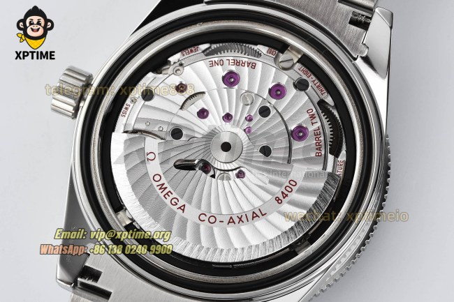 Seamaster 007 41mm VSF Black/Arrow & Numeral on SS/SS Bracelet A8400 Super Clone Seamaster 007 41mm VSF Black/Arrow & Numeral on SS/SS Bracelet A8400 Super Clone