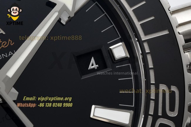 Planet Ocean 600M 43.5mm VSF Black/Stick Numerals on SS/SS Bracelet A8900 Super Clone Planet Ocean 600M 43.5mm VSF Black/Stick Numerals on SS/SS Bracelet A8900 Super Clone