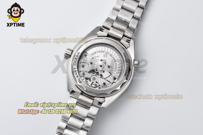 Planet Ocean 600M 43.5mm VSF Black/Stick Numerals on SS/SS Bracelet A8900 Super Clone Planet Ocean 600M 43.5mm VSF Black/Stick Numerals on SS/SS Bracelet A8900 Super Clone