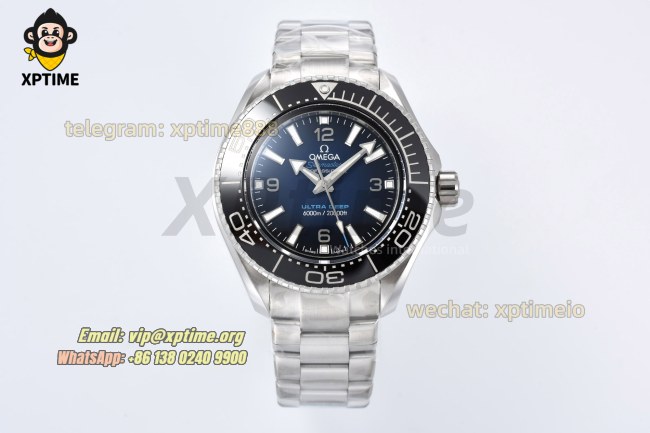 Planet Ocean Ultra Deep 45.5mm VSF Blue/Stick on SS/SS Bracelet A8912 Super Clone Planet Ocean Ultra Deep 45.5mm VSF Blue/Stick on SS/SS Bracelet A8912 Super Clone