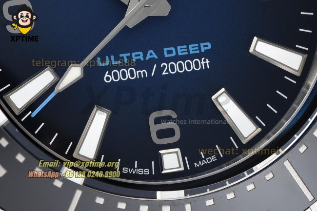 Planet Ocean Ultra Deep 45.5mm VSF Blue/Stick on SS/SS Bracelet A8912 Super Clone Planet Ocean Ultra Deep 45.5mm VSF Blue/Stick on SS/SS Bracelet A8912 Super Clone