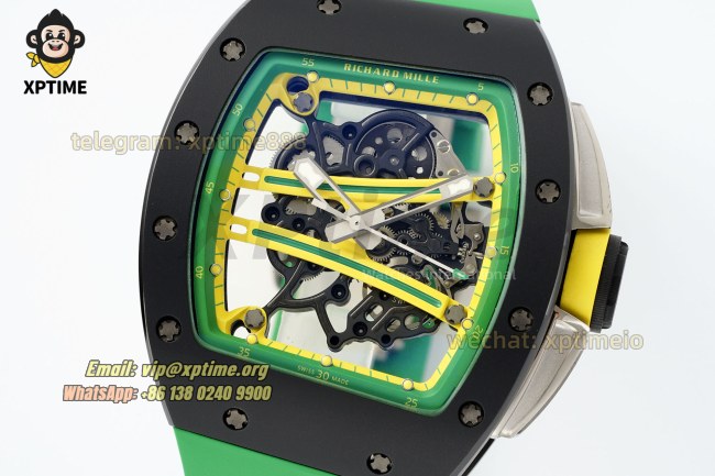 RM61-01 43mm APSF Sketelon/Green on CER/RU Strap RMUL2 RM61-01 43mm APSF Sketelon/Green on CER/RU Strap RMUL2