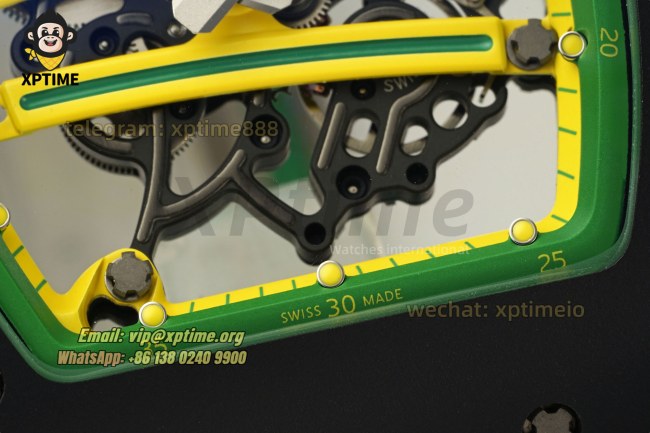 RM61-01 43mm APSF Sketelon/Green on CER/RU Strap RMUL2 RM61-01 43mm APSF Sketelon/Green on CER/RU Strap RMUL2