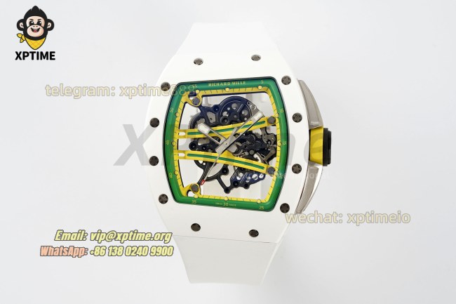 RM61-01 43mm APSF Sketelon/Green on CER/RU Strap RMUL2 RM61-01 43mm APSF Sketelon/Green on CER/RU Strap RMUL2