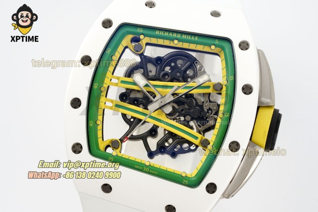 RM61-01 43mm APSF Sketelon/Green on CER/RU Strap RMUL2 RM61-01 43mm APSF Sketelon/Green on CER/RU Strap RMUL2