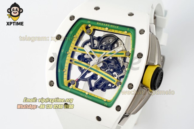 RM61-01 43mm APSF Sketelon/Green on CER/RU Strap RMUL2 RM61-01 43mm APSF Sketelon/Green on CER/RU Strap RMUL2