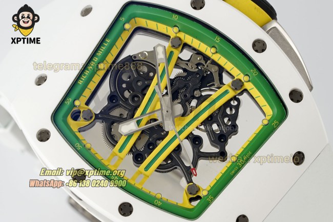 RM61-01 43mm APSF Sketelon/Green on CER/RU Strap RMUL2 RM61-01 43mm APSF Sketelon/Green on CER/RU Strap RMUL2